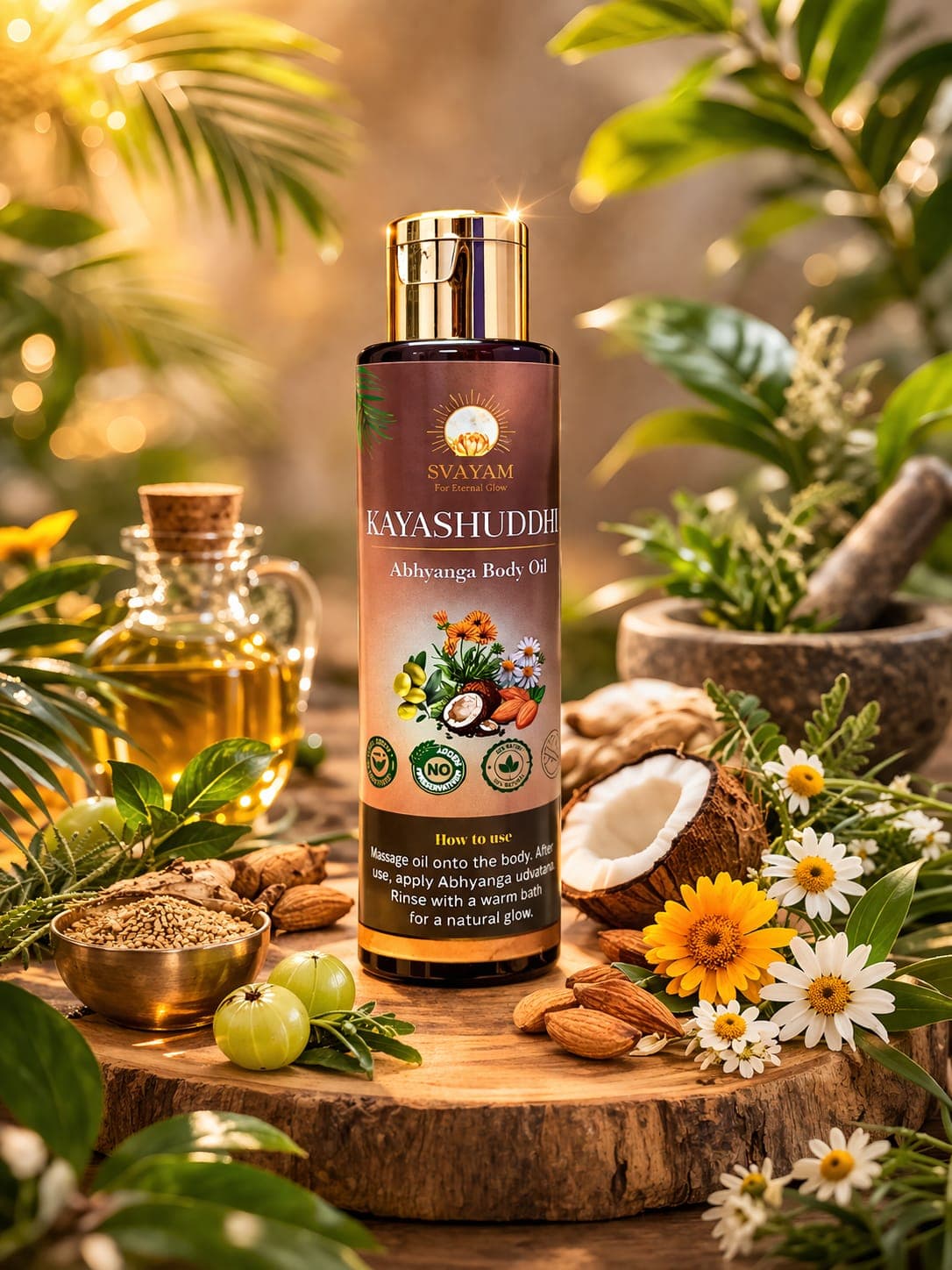 Kayashuddhi abhyanga body oil
