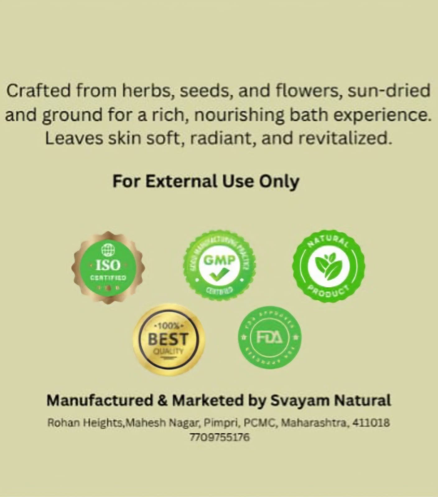 Abhyanga Udvartana Natural body Ubtan thumbnail 3